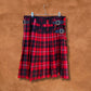 Upcycled Vintage Lochcarron Tartan Kilted Skirt