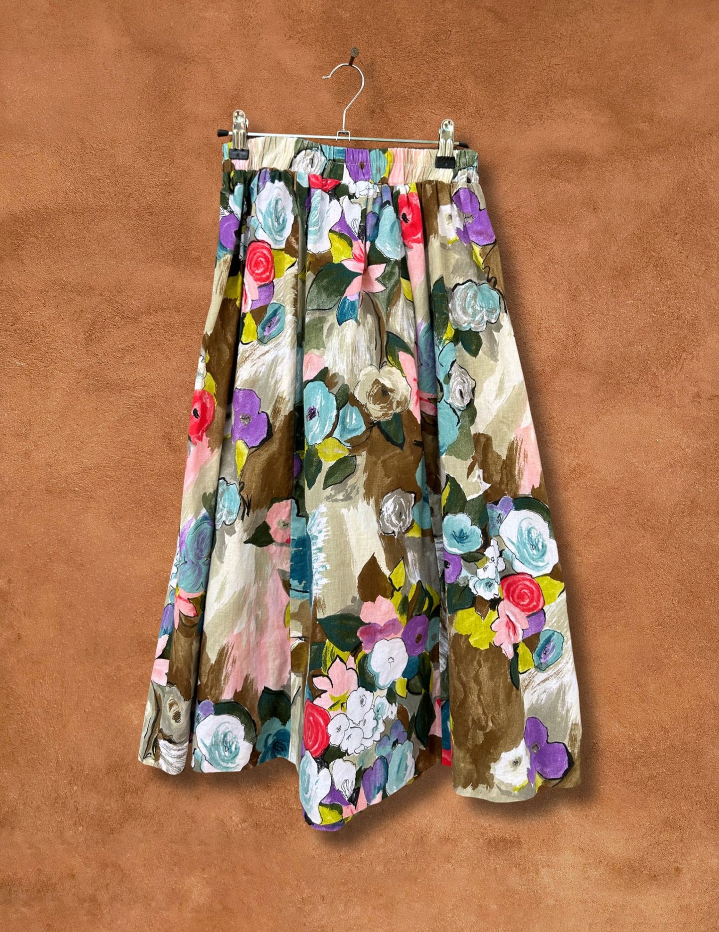 Vintage 80's Floral Skirt