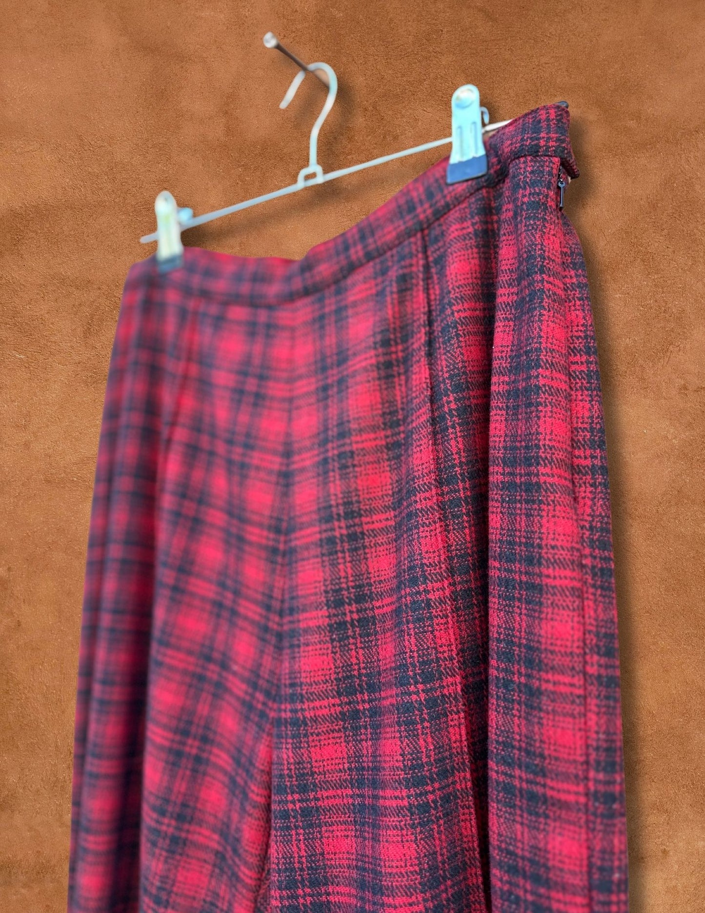 Vintage 90s Plaid Tapered Leg Pant