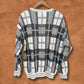 Vintage 80s Plaid Sweater