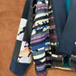 Vintage 80s Laise Adzer Patchwork Wrap Jacket