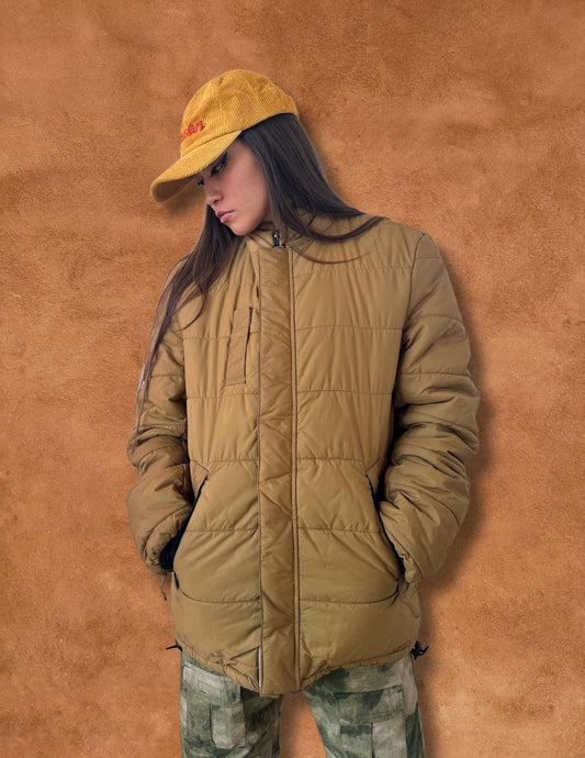 Vintage Reversible Military Quilted Jacket