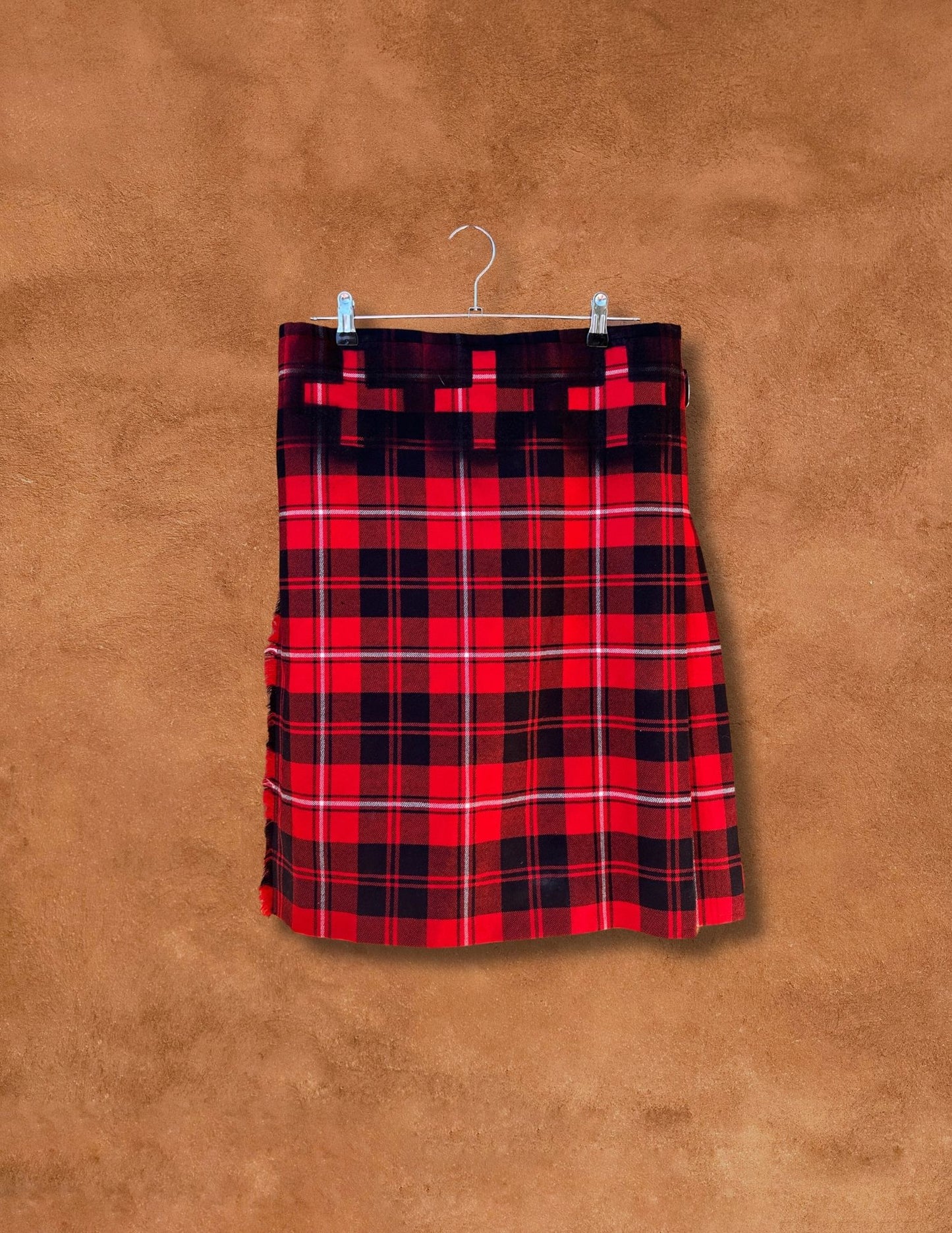 Upcycled Vintage Lochcarron Tartan Kilted Skirt