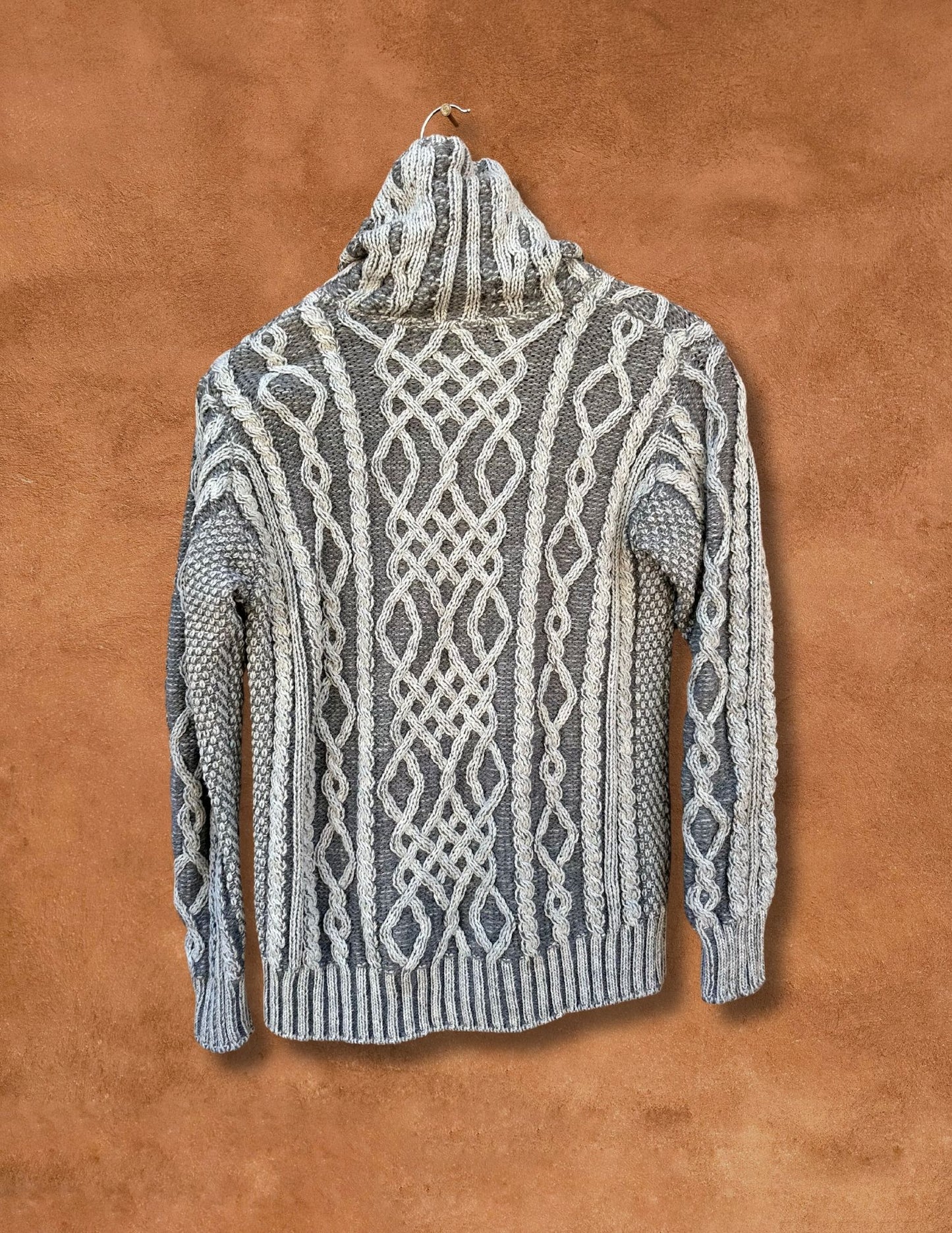 Vintage Merino Irish Cardigan