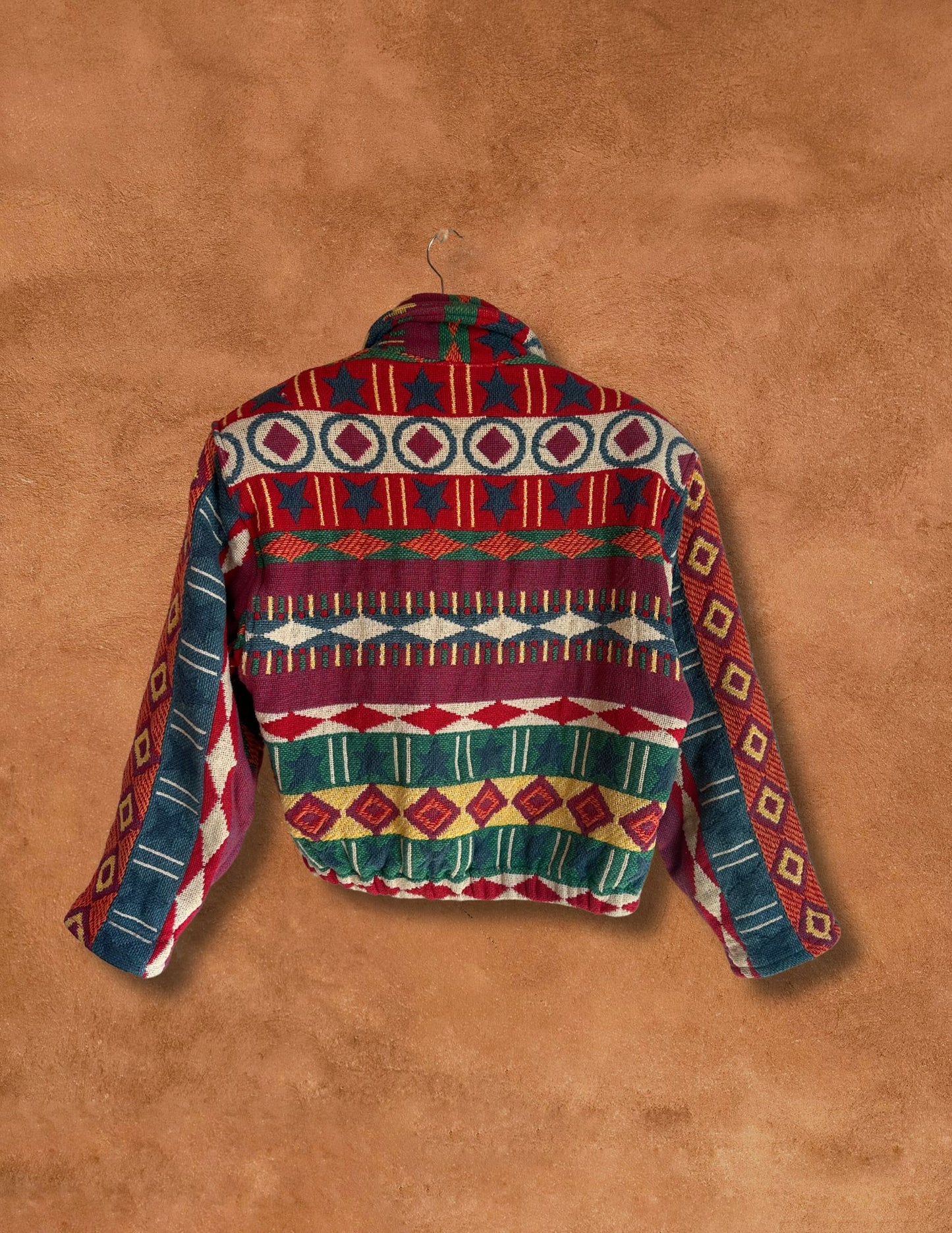 Vintage 80s Southwest Geo Tapestry Jacket