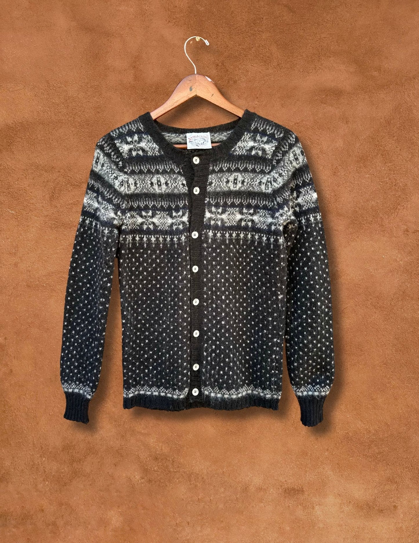 Vintage Irish Merino Wool Cardigan