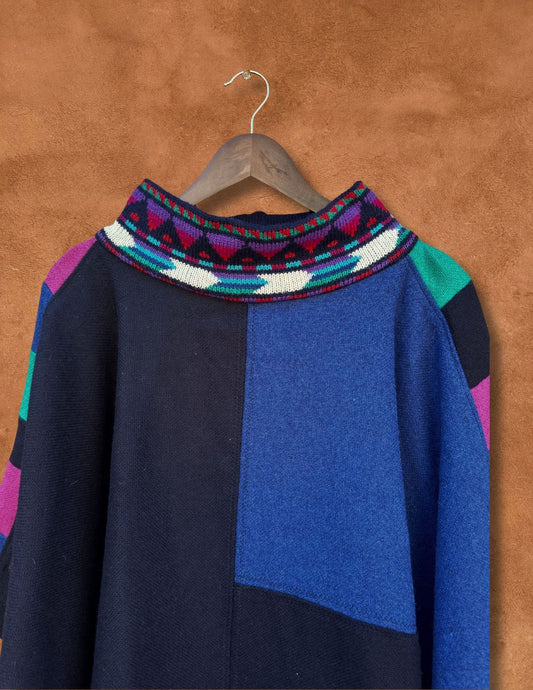 Vintage 80s Isle of Skye Poncho