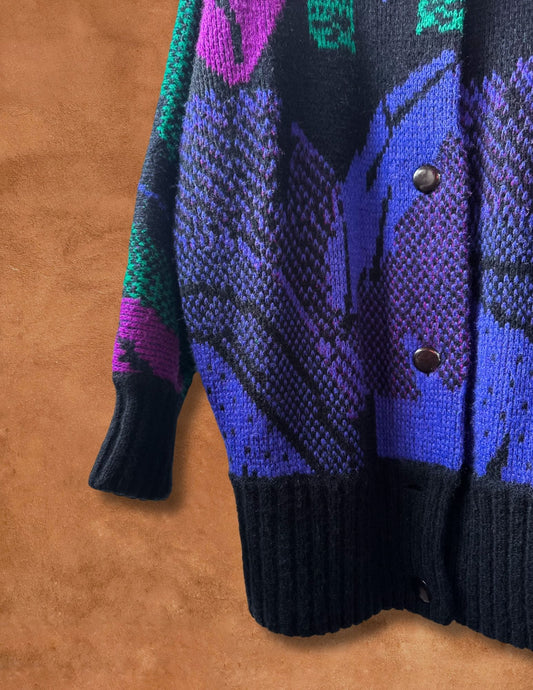 Vintage 80s Sweater Cardigan