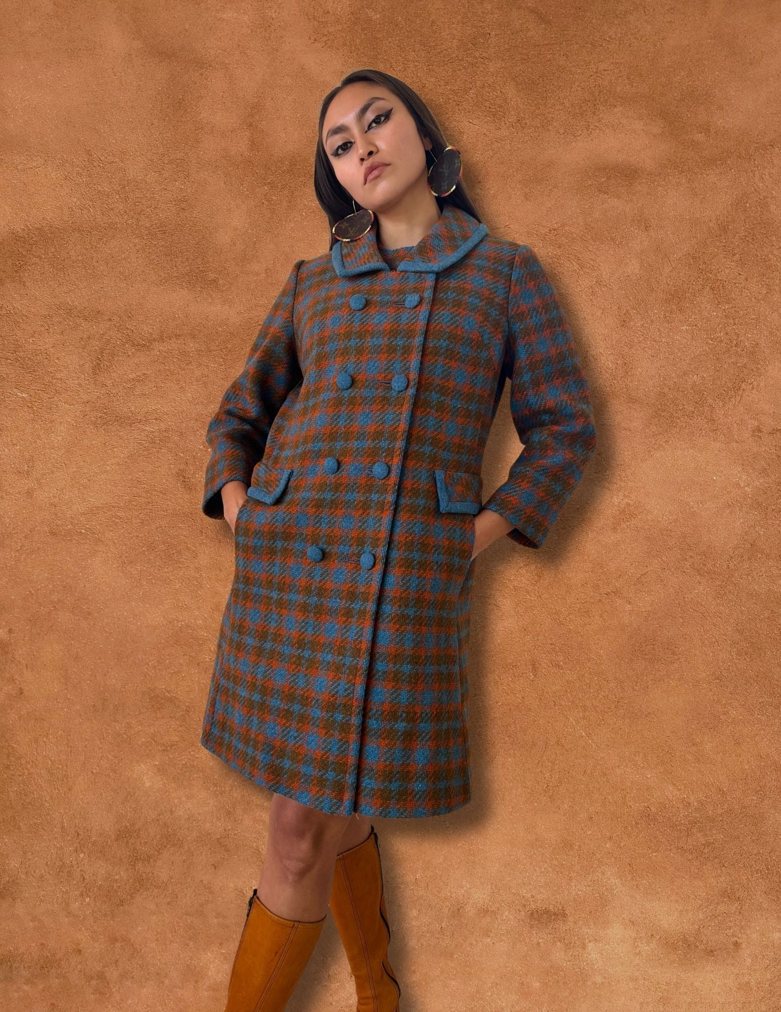 Vintage 60s Plaid Jacket