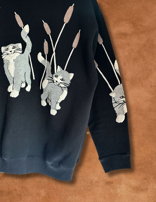 Vintage Kitten  Pussywillow Sweatshirt