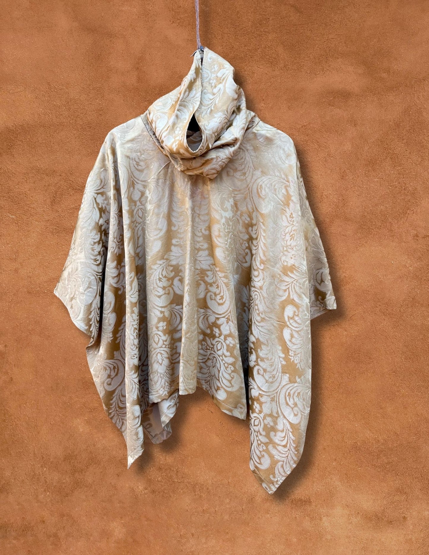 Upcycled Vintage Brocade Nomad Hoodie