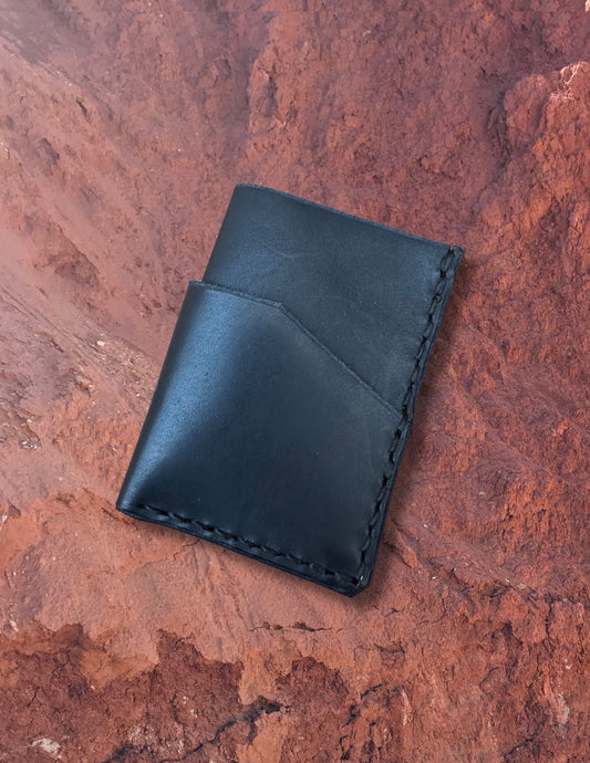 Handmade Leather Card holder by Nicholas Pope