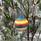 Navajo Made Handpainted Clay Ornaments- Buffalo Stripe (Ayaaní)