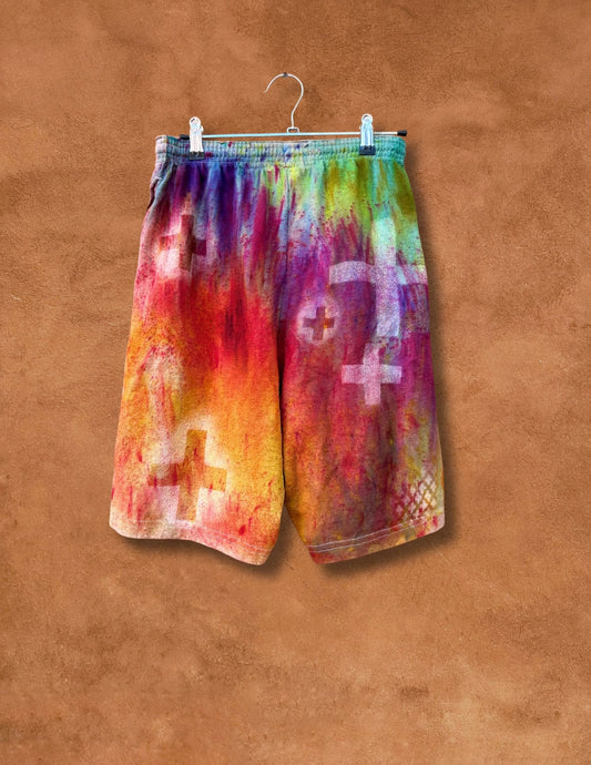 Handyed Limited Edition Short Painted by Artist Christopher Porter