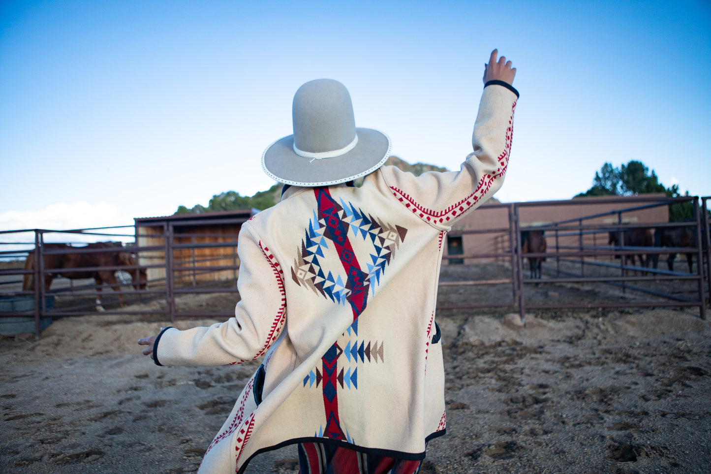 Vintage Reversible 80s Blanket Jacket