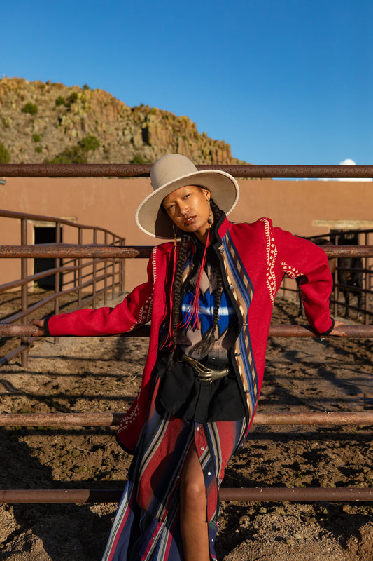 Upcycled Vintage Rodeo Maxidress