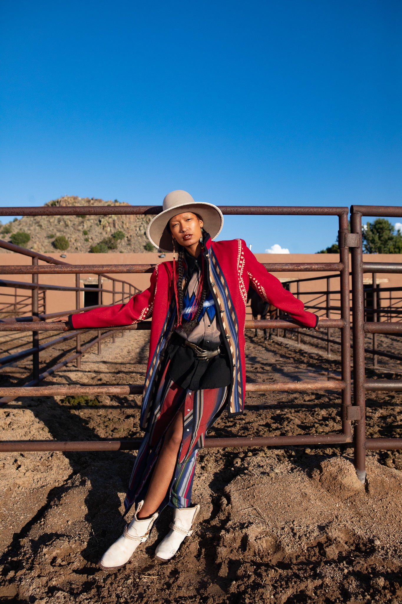 Upcycled Vintage Rodeo Maxidress