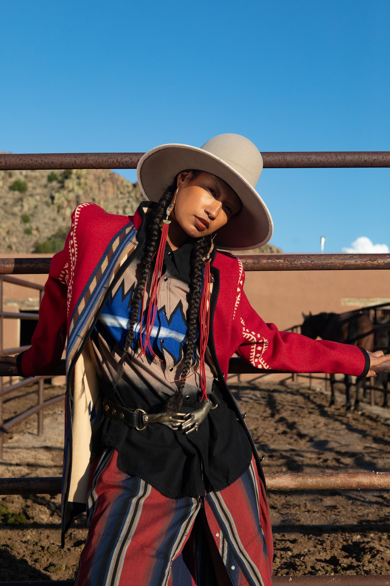 Upcycled Vintage Rodeo Maxidress