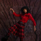 Upcycled Vintage Lochcarron Tartan Kilted Skirt