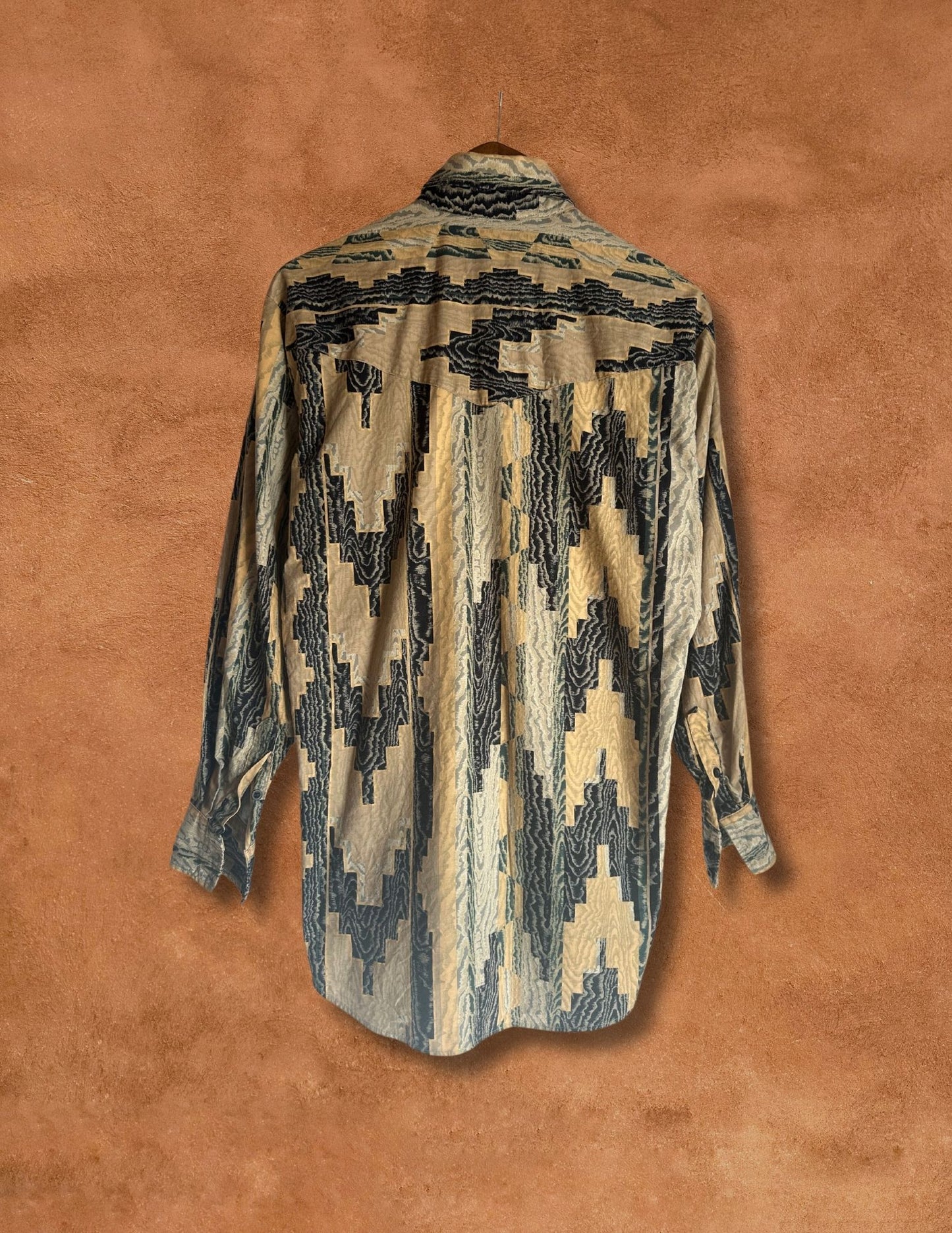 Vintage 80s Geo Rodeo Shirt