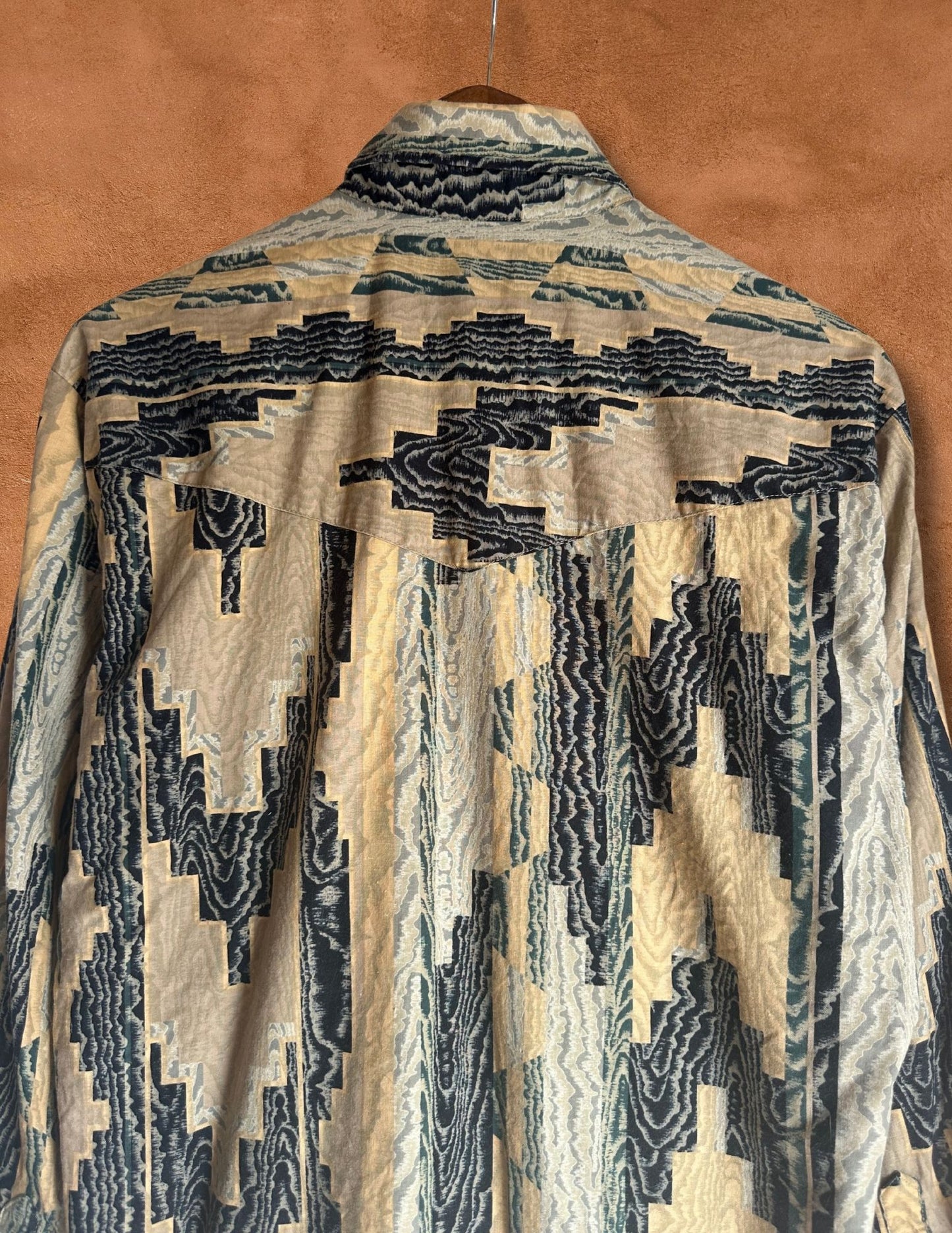 Vintage 80s Geo Rodeo Shirt