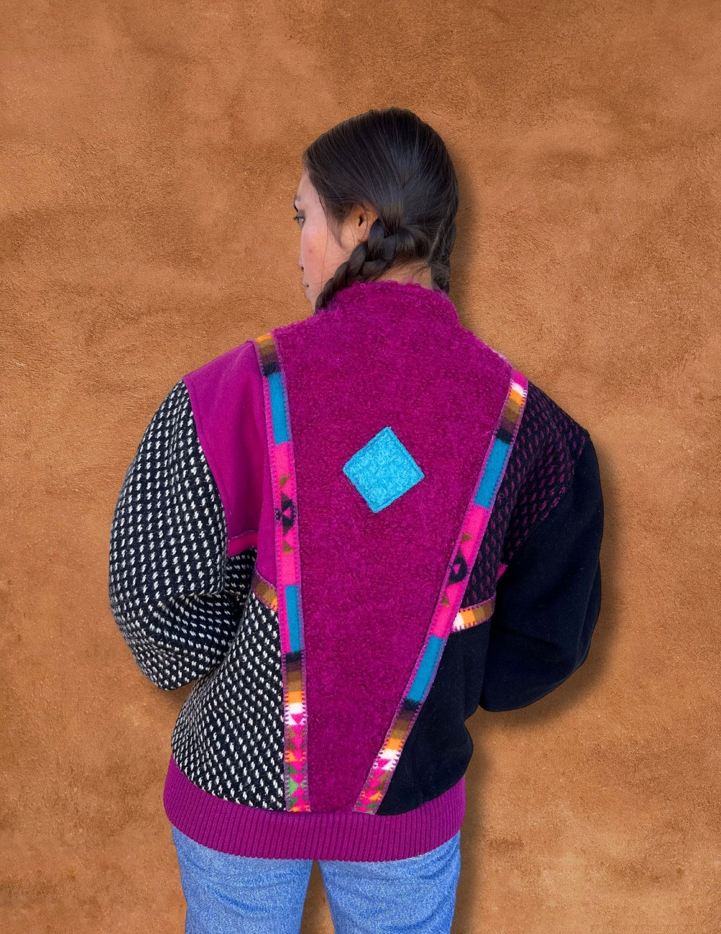 Vintage 80s Eclectic Geo Jacket