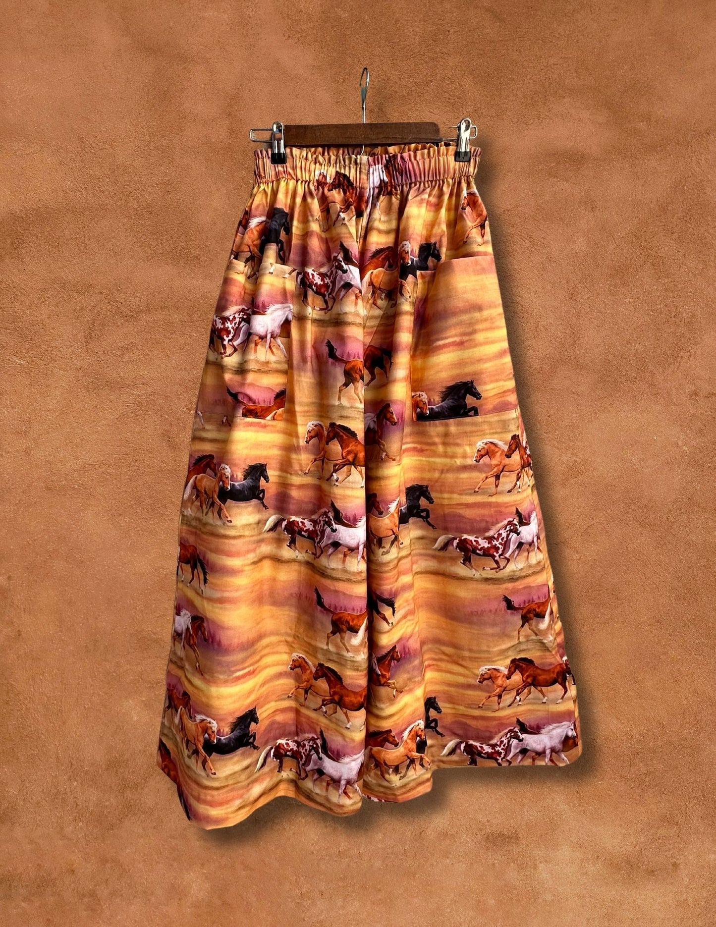 + Limited Edition Wide Leg Pant - Horse Print +