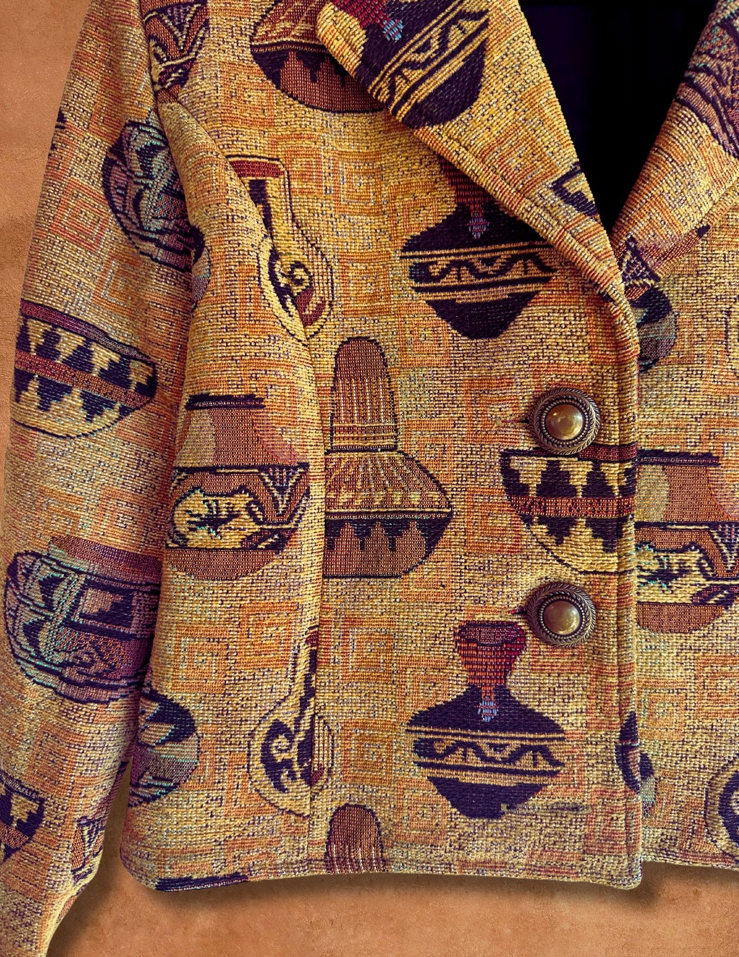 Vintage 80's Southwest Tapestry Jacket