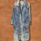 Vintage 80s Acid Wash Southwest Duster