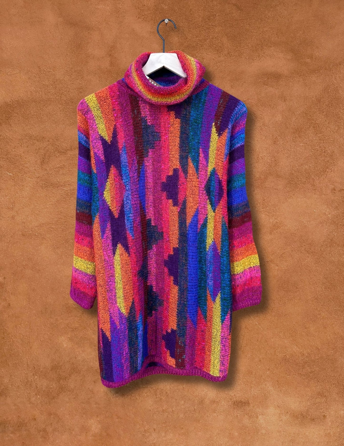 Vintage 80s Rainbow Sweater