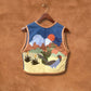 Vintage 70s Applique Soutwest Vest