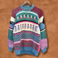 Vintage 80's Alpaca Handknit Sweater