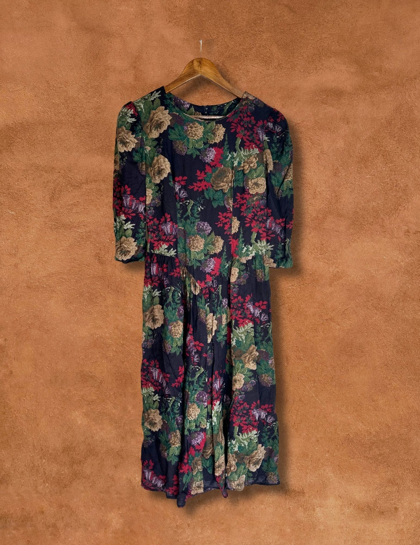 Vintage 80s Floral Dress