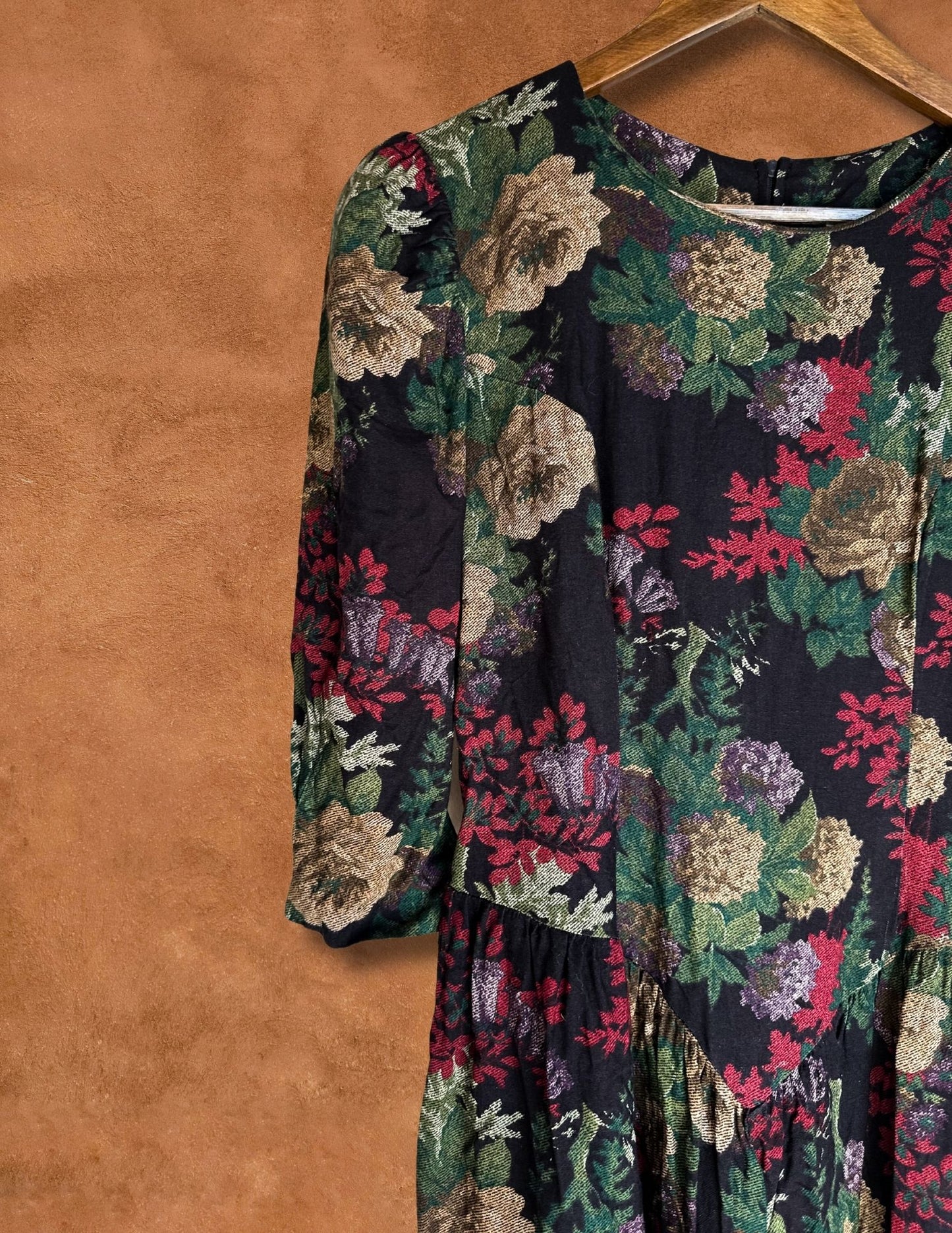 Vintage 80s Floral Dress