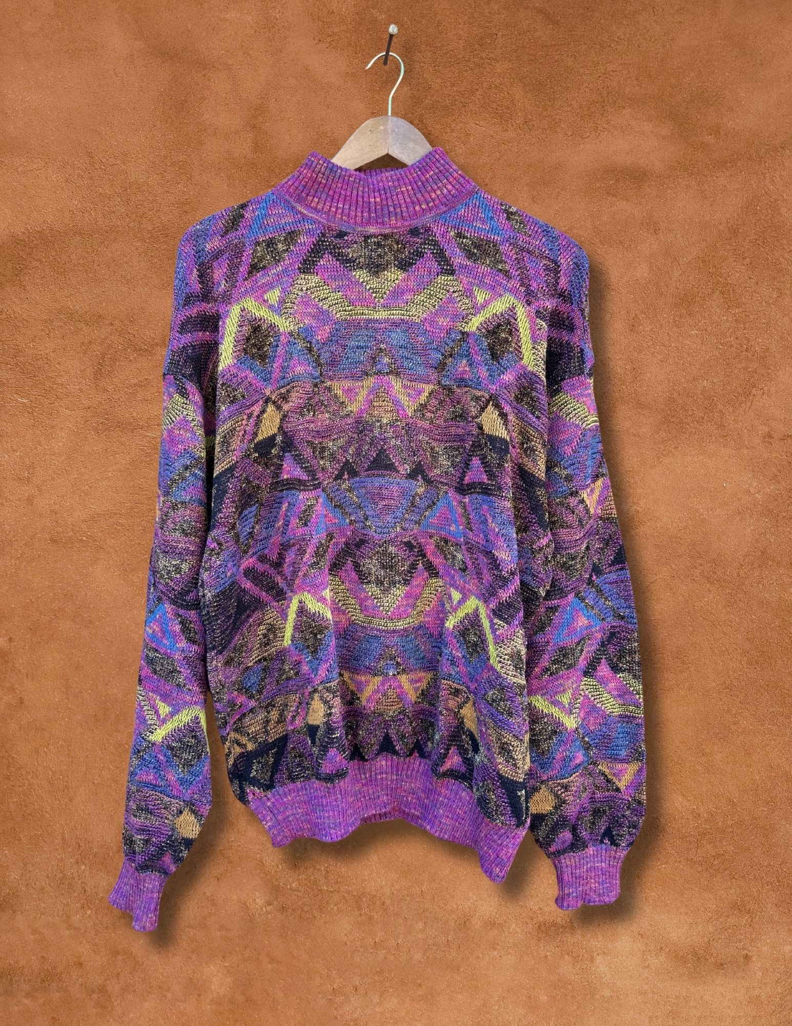 Vintage 80s Geometric Sweater