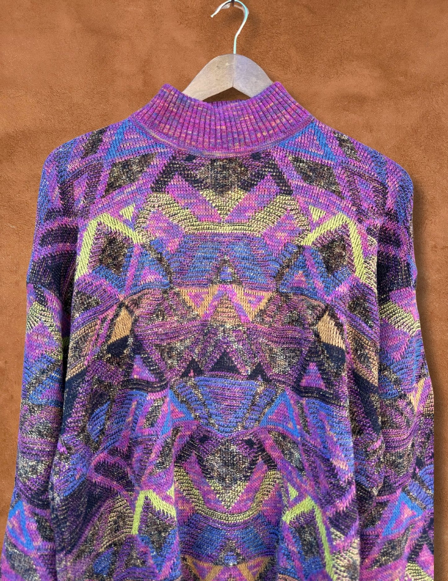 Vintage 80s Geometric Sweater