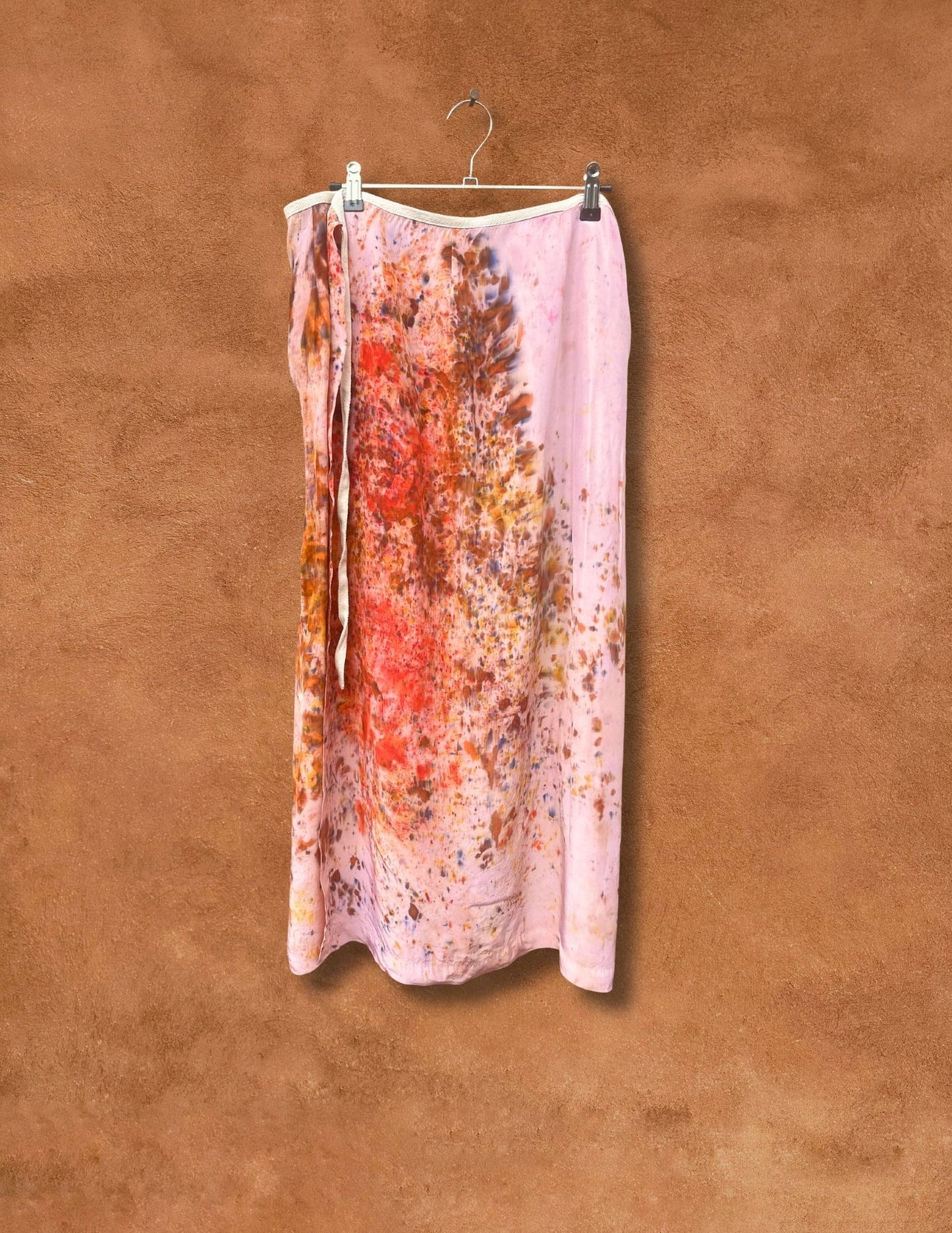 Upcycled Handdyed Wrap Skirt