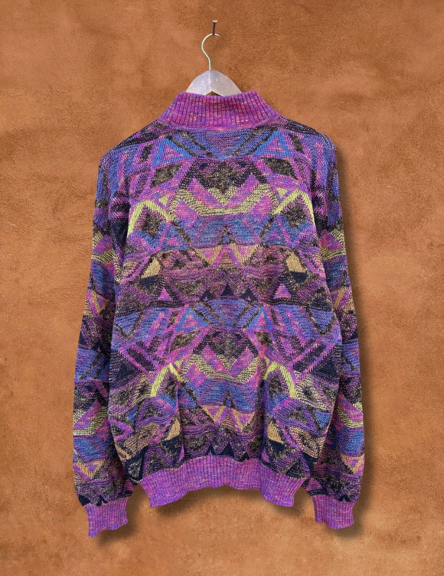 Vintage 80s Geometric Sweater