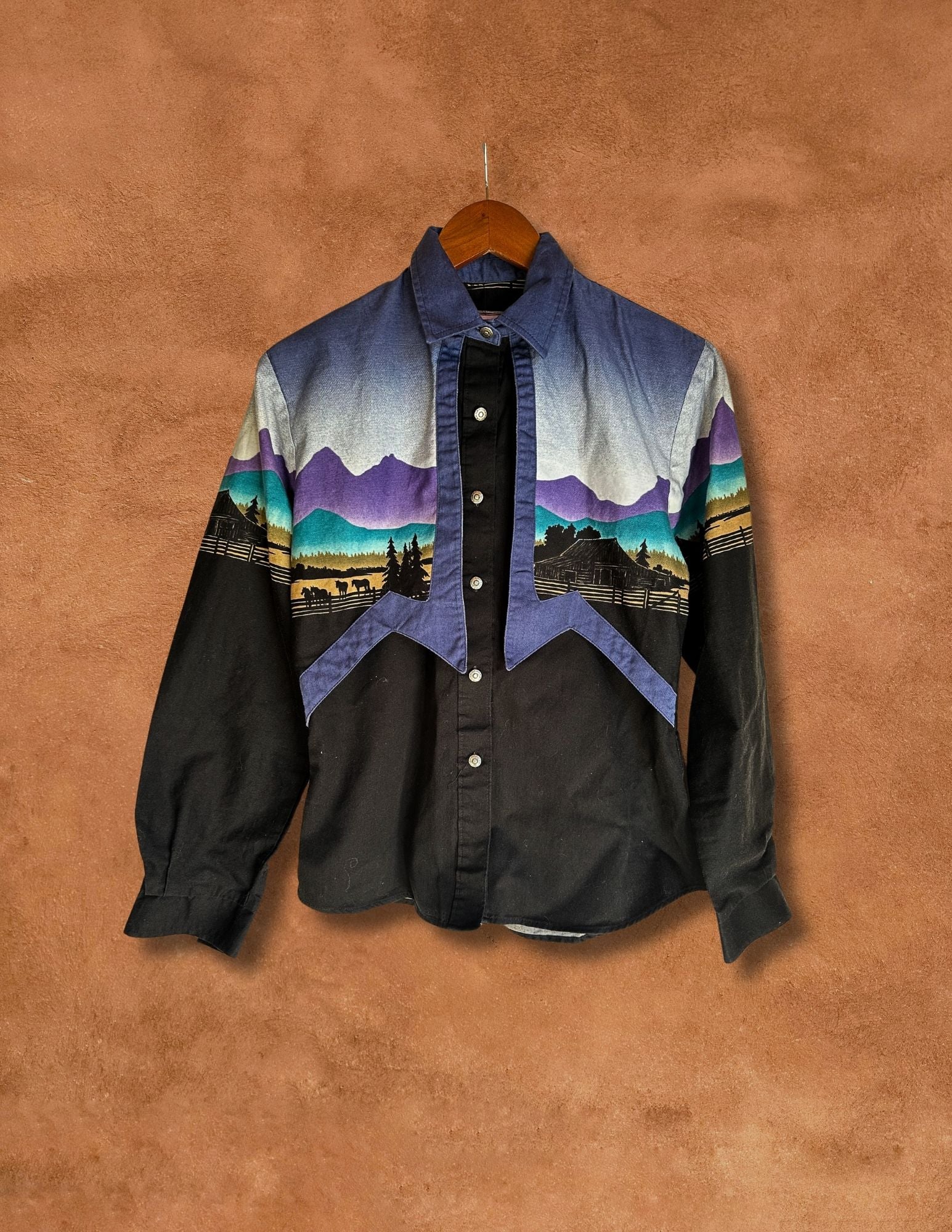 Vintage 80s Southwest Rodeo Shirt