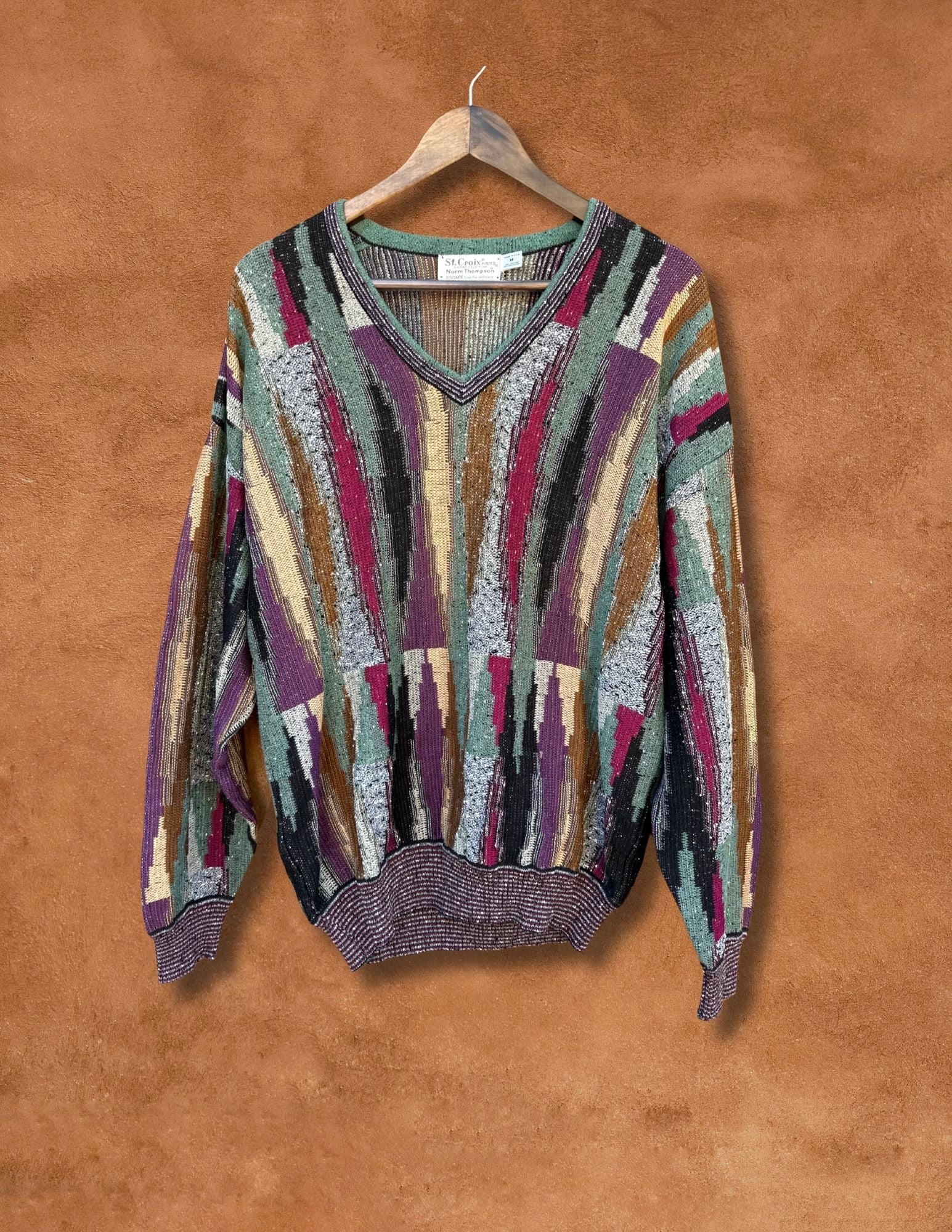 Vintage 80's Geometric Sweater