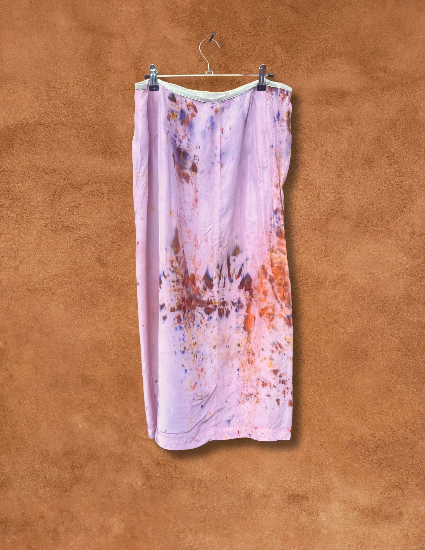 Upcycled Handdyed Wrap Skirt