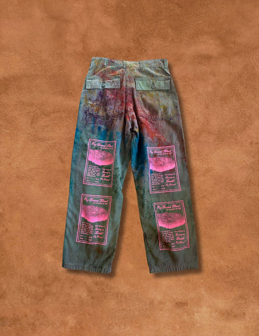 Upcycled Vintage Military Pant 30 x 28