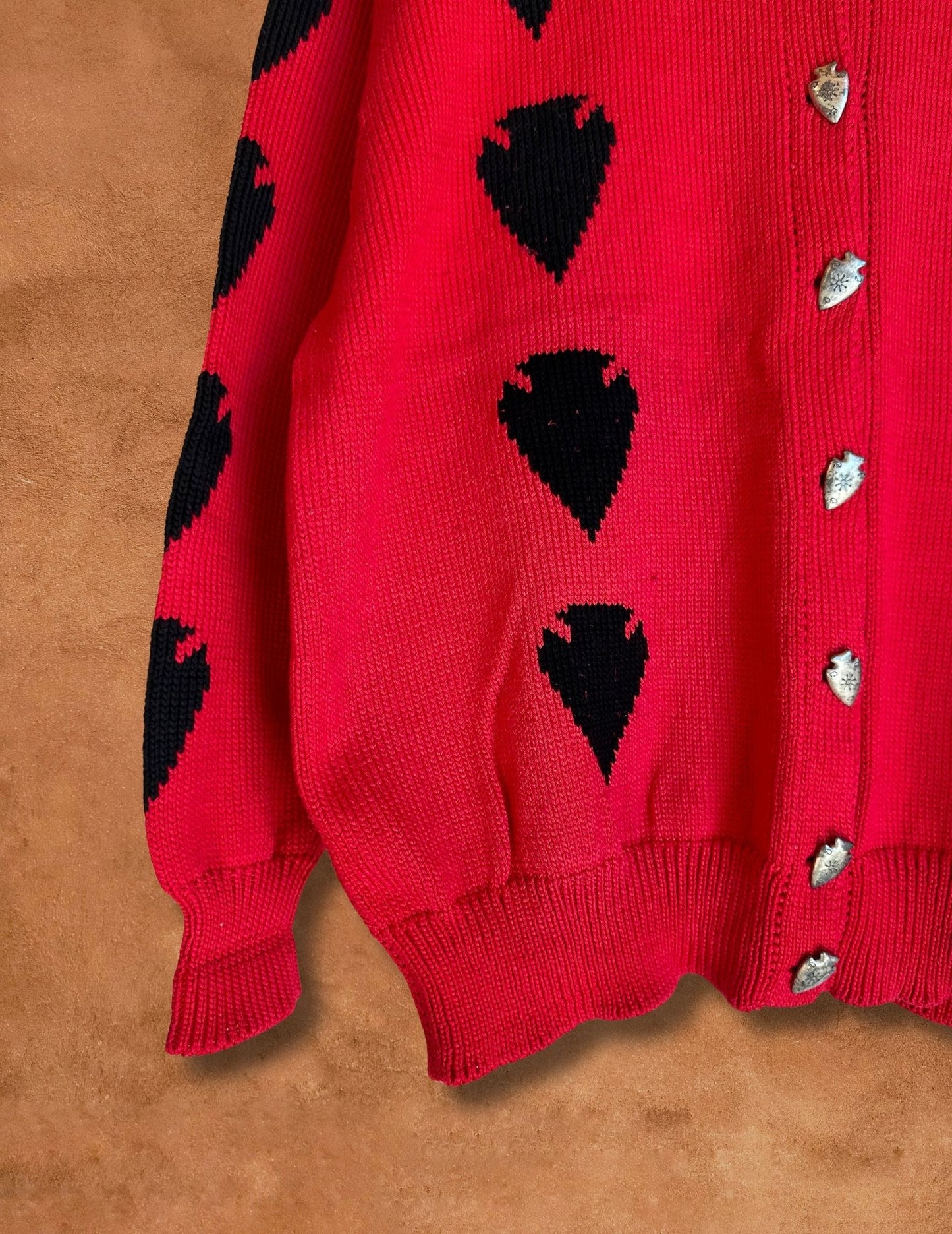 Vintage 80s Arrowhead Cardigan