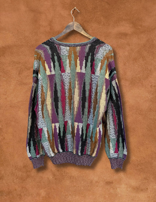 Vintage 80's Geometric Sweater