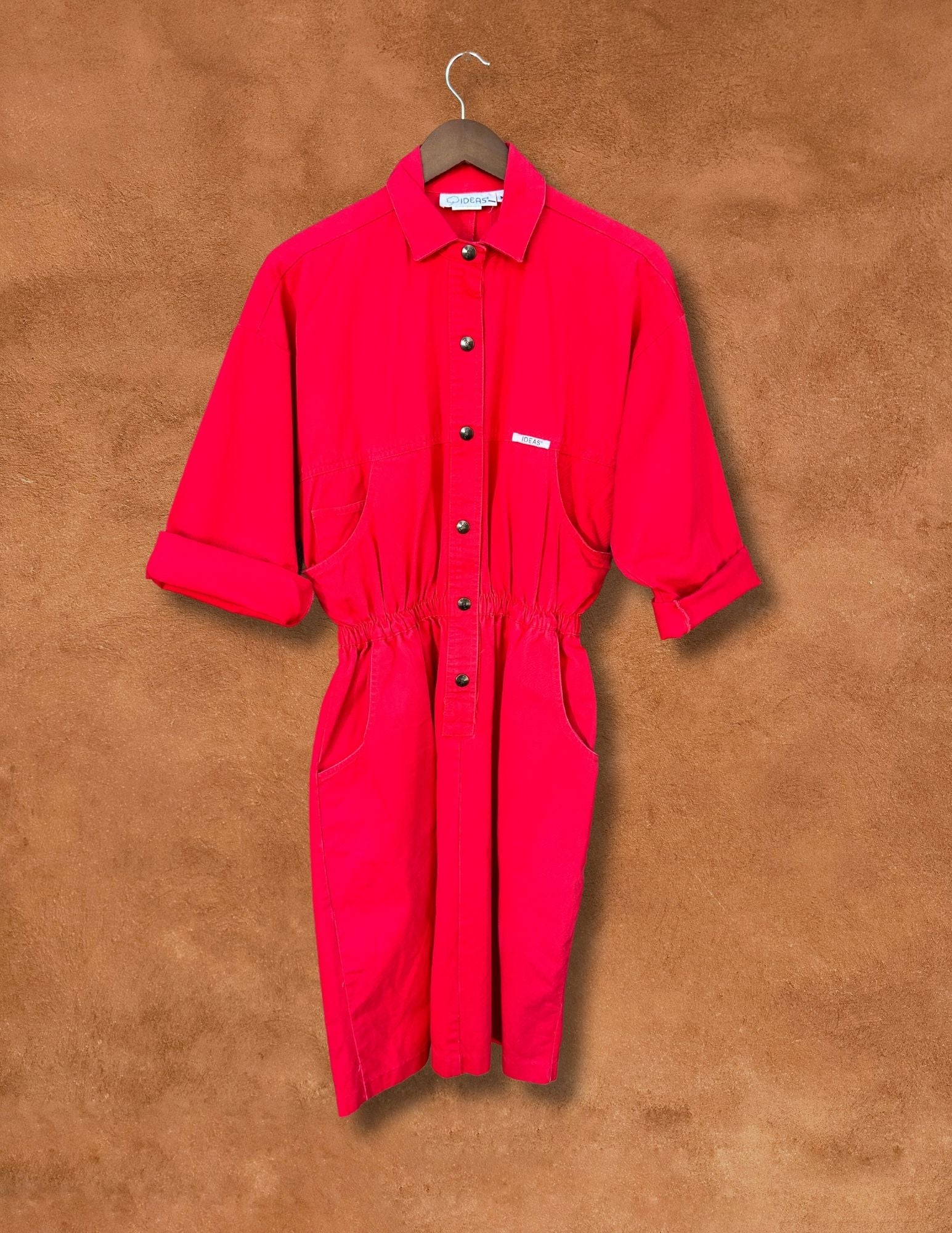 Vintage 80s Workwear Dress