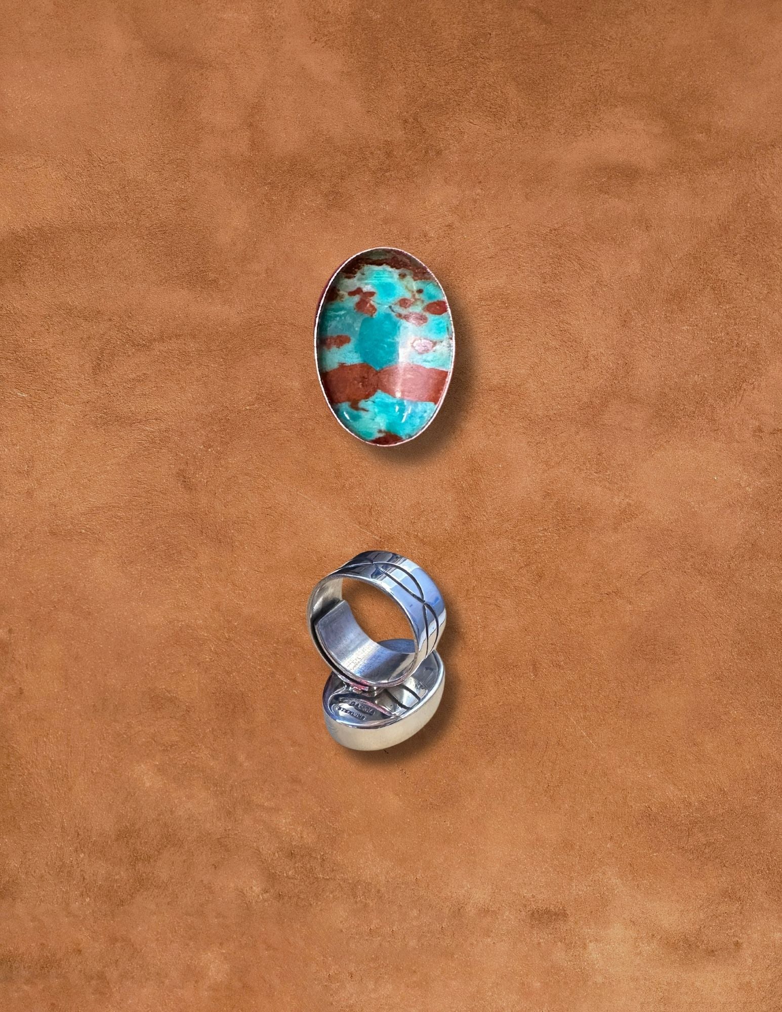 Navajo Made Turquoise Nugget Rings