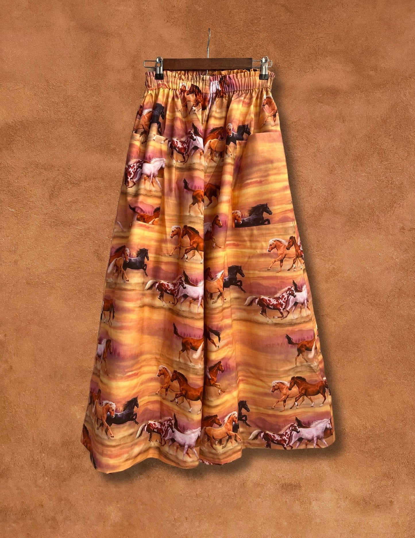 + Limited Edition Wide Leg Pant - Horse Print +