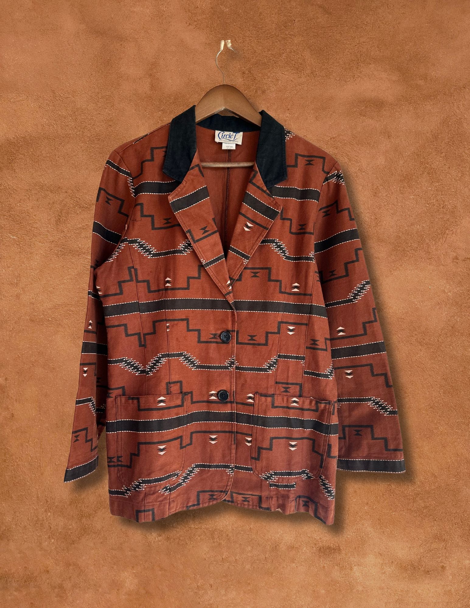 Vintage 80s Southwest Twill Jacket