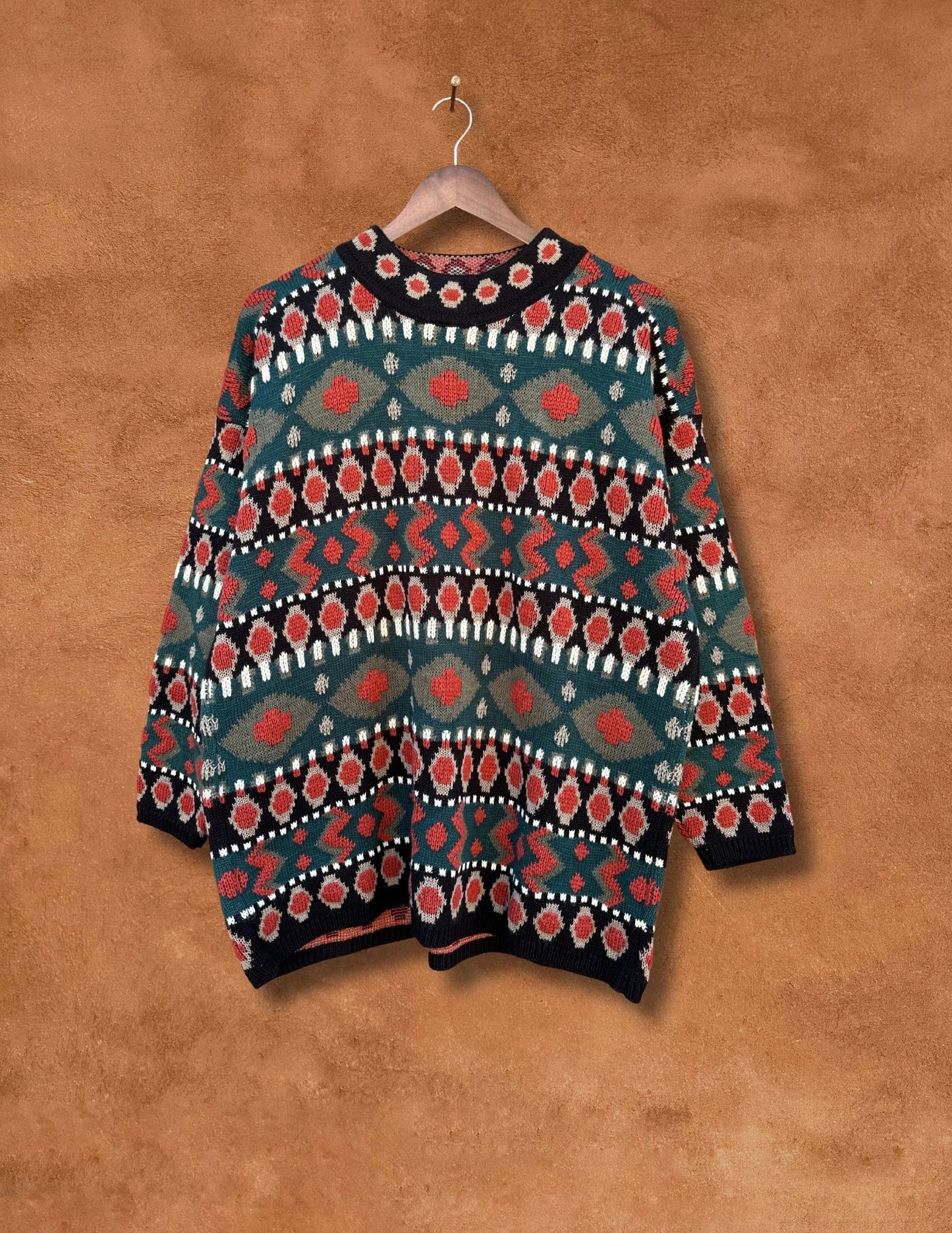 Vintage 80s Geo Sweater