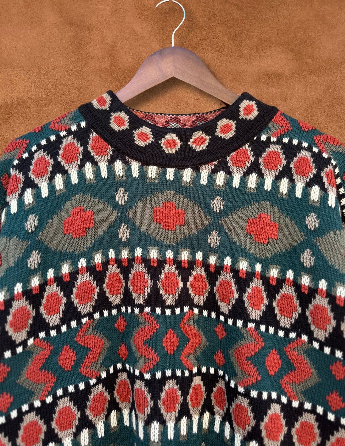 Vintage 80s Geo Sweater